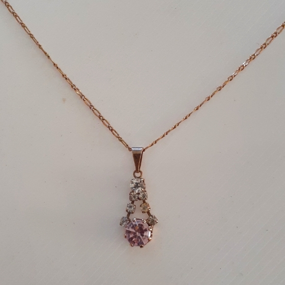 14K Gold Plated Earrings & Necklace Set - Picture 5 of 11